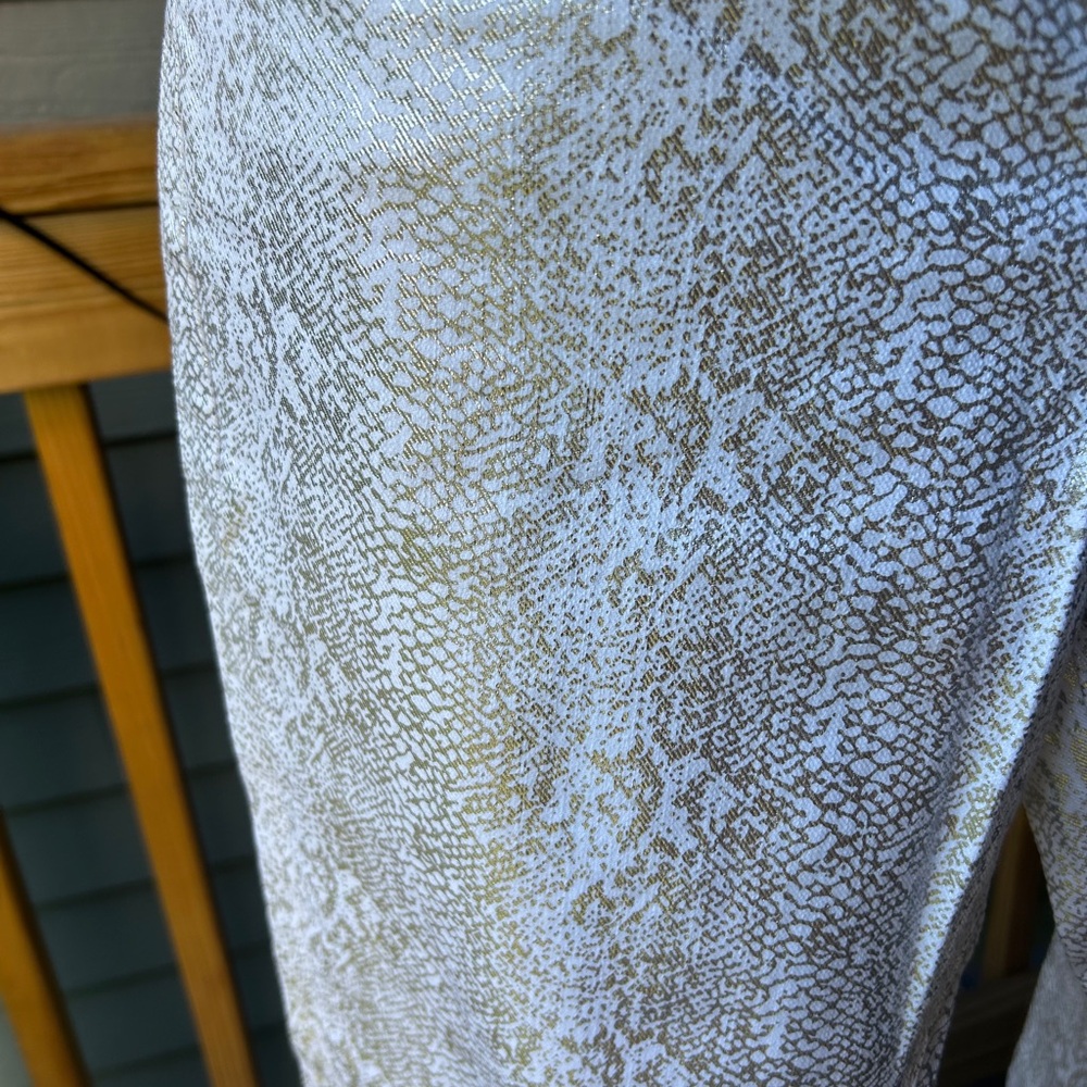 Snake style print skinny pants